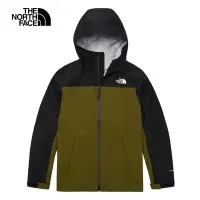 在飛比找Yahoo奇摩購物中心優惠-【The North Face 官方旗艦】北面男款綠黑拼接防