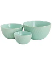 Martha Stewart 3pc Stoneware Mini Bowl Set