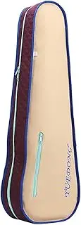 Qianly 4/4 Full Size Violin Case Violin Storage Box Portable Carrying Bag for Travel Gift, violet yellow