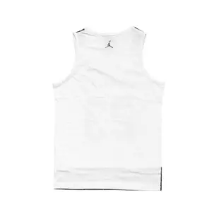 Nike 背心 Jordan Tank 白 黑 女款 童裝 大童 爆裂紋 喬丹 53311ST513001【ACS】