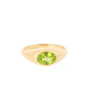 Tiramisu 14K Plated 1.00 ct. tw. Peridot Ring