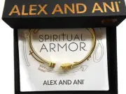 Alex and Ani Path of Life Cuff Bracelet 14Kt Gold Plated New Tag Box Card 2-17