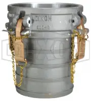 800-C-AL - Dixon Cam & Groove Type C Coupler x Hose Shank, 8" Size