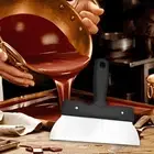 Griddle Scraper Coating Spatula Portable Chopper for Bread Decorating Pizza