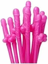 Penis Straws for Hen Party – 12PCS Hilarious Hens Night Straws – Bride to Be Bachelorette Party Decorations – Naughty & Fun Drinking Accessories for Girls Night
