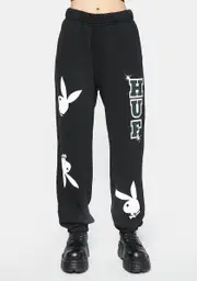 [HUF] Playboy Rabbit Head Fleece Sweatpants