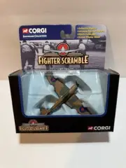 Corgi Fighter Scramble RAF Spitfire – Showcase Collection Die-Cast Plane – NEW