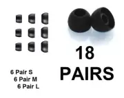 Black Earbud Replacement Tips for JBL Under Armour Headphones