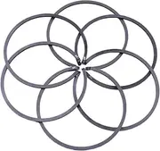 HUVNEXA 6pcs Chainsaw Piston Rings 42.5mm X 1.2mm, for MS250 025 MS 250 Replacement Part 1123 034 3006 Chainsaw Car Piston Ring Set