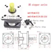 Ratio 6:1 Planetary Reducer Gearbox Speed Reducers NEMA34 for 86mm Stepper Motor