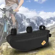 Large Triangle Frame Bag Black Dacron Waterproof Triangle Frame CW