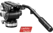 Leofoto BV-20K (Knob Clamp) Pro Fluid Video Head with Arca Plate