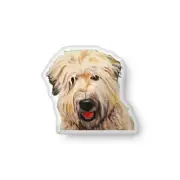 Wheaten Terrier Dog Shaped Pillow Plush Original Painting Pet Art Design