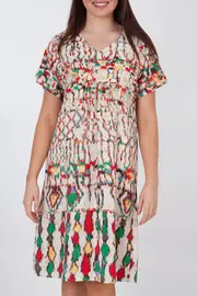 Mirage Printed Dress--GOR-102869Y1