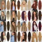 Corn Perm Claw Clip Ponytail Wig Ombre Pony Tail Hairpiece Party