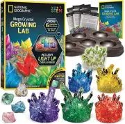 Mega Crystal Growing Kit - Grow 6 Crystals, Science Experiment for Kids 8-12