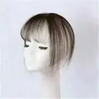 Human Hair Handwoven 3D Air Bangs Thin Fringe Top Pieces Extensions For Women