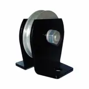 GRAINGER APPROVED Pulley Block, Flat Mount, Designed For Wire Rope 5RRR2