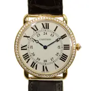 Cartier Ronde Louis Cartier Rose Gold Silver Dial WR000451