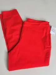 1901 NORDSTROM Womens Pants Bittersweet Red Sz 8 Dress Hi-Rise Stretch $69 nwt