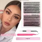280Pcs DIY Lash Extension Kit Individual Lashes Cluster D Curl Eyelash!