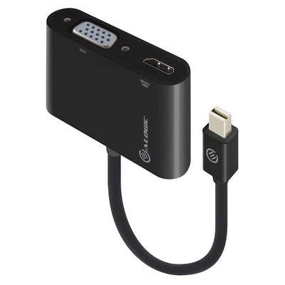 Alogic 2-in-1 Mini DisplayPort to 4k HDMI/ VGA Adapter.WP