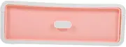 HOMSFOU Desktop Plastic Storage Drawer Box Stylish Pink Organiser for Files Sundries Lightweight Material Single Layer Design for Tidy Desktop Multi Functional Storage for Office Home
