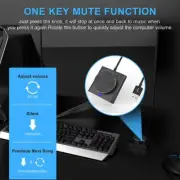 PC Volume Control Knob USB Volume Control Spin Button For PC Laptop W8W3