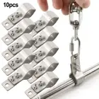 SS304 Pipe Clamps Designed for Effective For Sunshade Net Setup 10pcs Pack