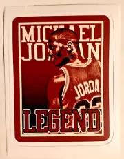 Michael Jordan Legend Sticker