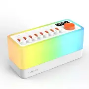 White Noise Sleep Sound Machine with 8 Nature Sounds, Portable Bluetooth Spea...