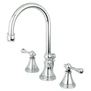 Kingston Brass KS298.BL Governor 1.2 GPM Widespread Bathroom - Chrome