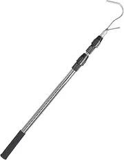 Buhygn Bed Buddy Truck Tool Magnetic,Stainless Steel Telescopic Cargo Grabber Reach Retriever Tool - Telescoping Pull Pole, Multifunctional Roof Pole Hook, Heavy Duty High Truck Tarpaulin Hook