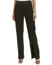 SIMKHAI Satin Combo Front Slit Pant