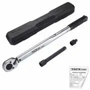 1/2" Drive Click Torque Wrench w/ 3/8" Adapter and 6" extension bar