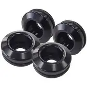 Aeroflow Nissan S14 S15 Fuel Injector Inserts 4 X Pieces Black Anodi - AF59-2122