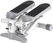 Mini Up-Down Stepper Exercise Machine, Men and Women Stepper Cardio Aerobic Motor Exercise Trainer, Monitor and Resistan