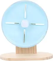 VERDANVERSE 1 Set Silent Hamster Wheel Plastic Rat Exercise Wheel for Hedgehog Chinchilla Pets Slip Design for Fun Healthy Pet Activity