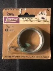 Vintage Lufkin RW6 White Clad Tape Refill 6‘ X 1/2“ Wide RW6 New ! USA MADE !