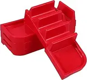 DINHEAROM 4-Piece Taco Holder Rack Large Taco Serving Tray Family Size Party Plate Rack