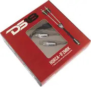 DS18 HQ 1 Female to 2 Male Dual Twist RCA