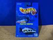 J10-6 HOT WHEELS - PROPPER CHOPPER - AUTOGRAPHED LARRY WOOD - 1992 - #185