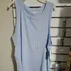Ladies Tank Top XL Slim Fit Light Blue