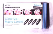 Vivitar Close-Up Filters Macro Lenses +1, +2, +4, +10 Diameter 55mm NIB