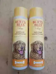 Lot 2 Burt's Bees Dogs Oatmeal Conditioner Colloidal Oat Flour Honey 10 Oz Shlf