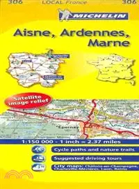 在飛比找三民網路書店優惠-Michelin Local Aisne, Ardennes