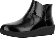 [FitFlop] Women's Supermod Leather Tm Ankle Boot Ii Shoe Horns