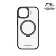 EFM Alta Armour Case with D3O BIO For Apple iPhone 15 - Black