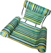 Pool Float Chairs for Adults - Foldable Floating Chair for Pool | Swimming Pool Float, Reusable Adult Pool Floats for Backyard Summer Water