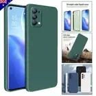 For OPPO Reno 2 Z A52 A74 Find X3 X5 Shockproof Liquid Silicone Back Case Cover